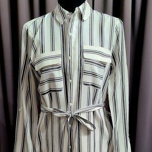 Black and White Stripe Dress